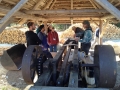 Roof shinge making machine