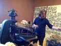 Visit to wool workshop