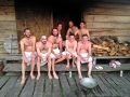 Smoke sauna evening